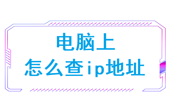 电脑上怎么查ip地址(查询网站ip地址查询)